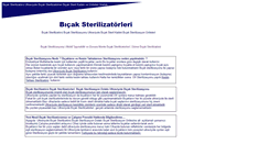 Desktop Screenshot of bicaksterilizatorleri.com